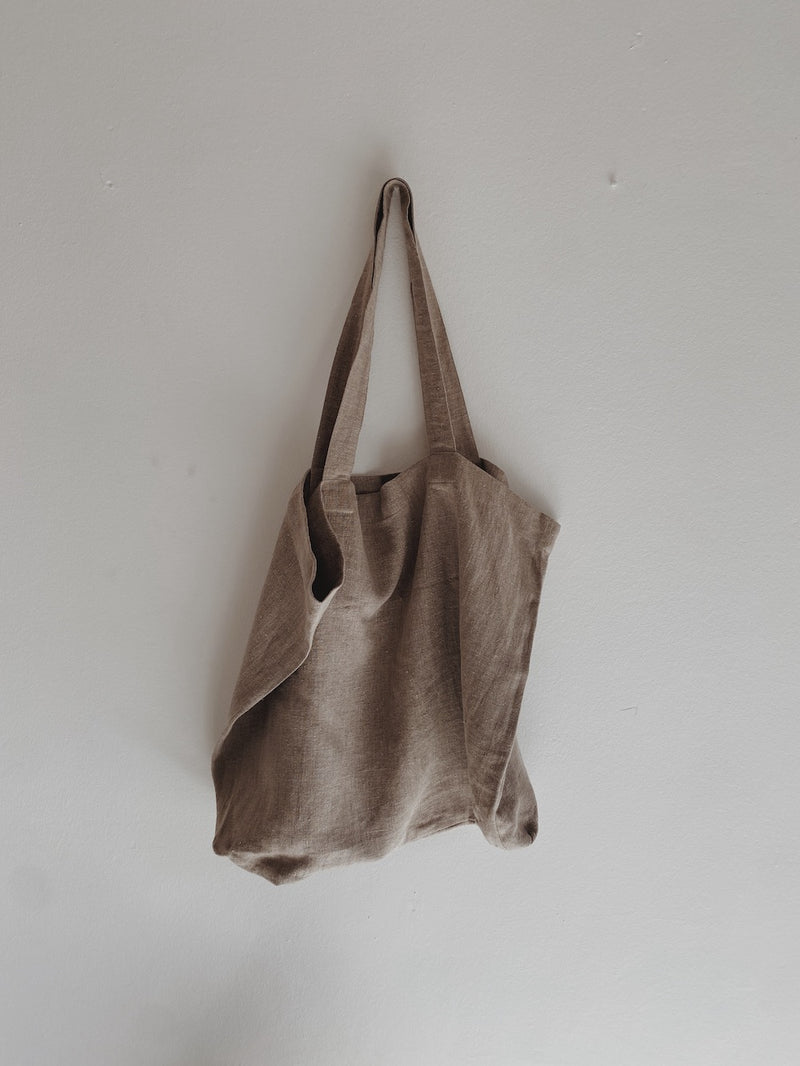 Large linen tote